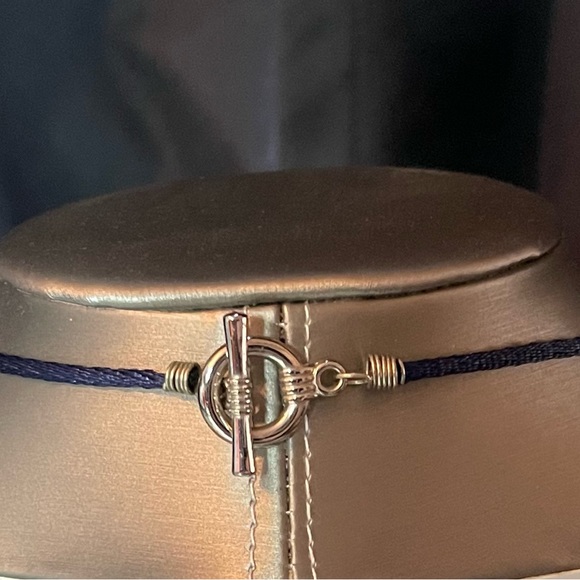 Natural Chip Stone Blue/Grey Beaded Multi Strand Necklace - Picture 4 of 7